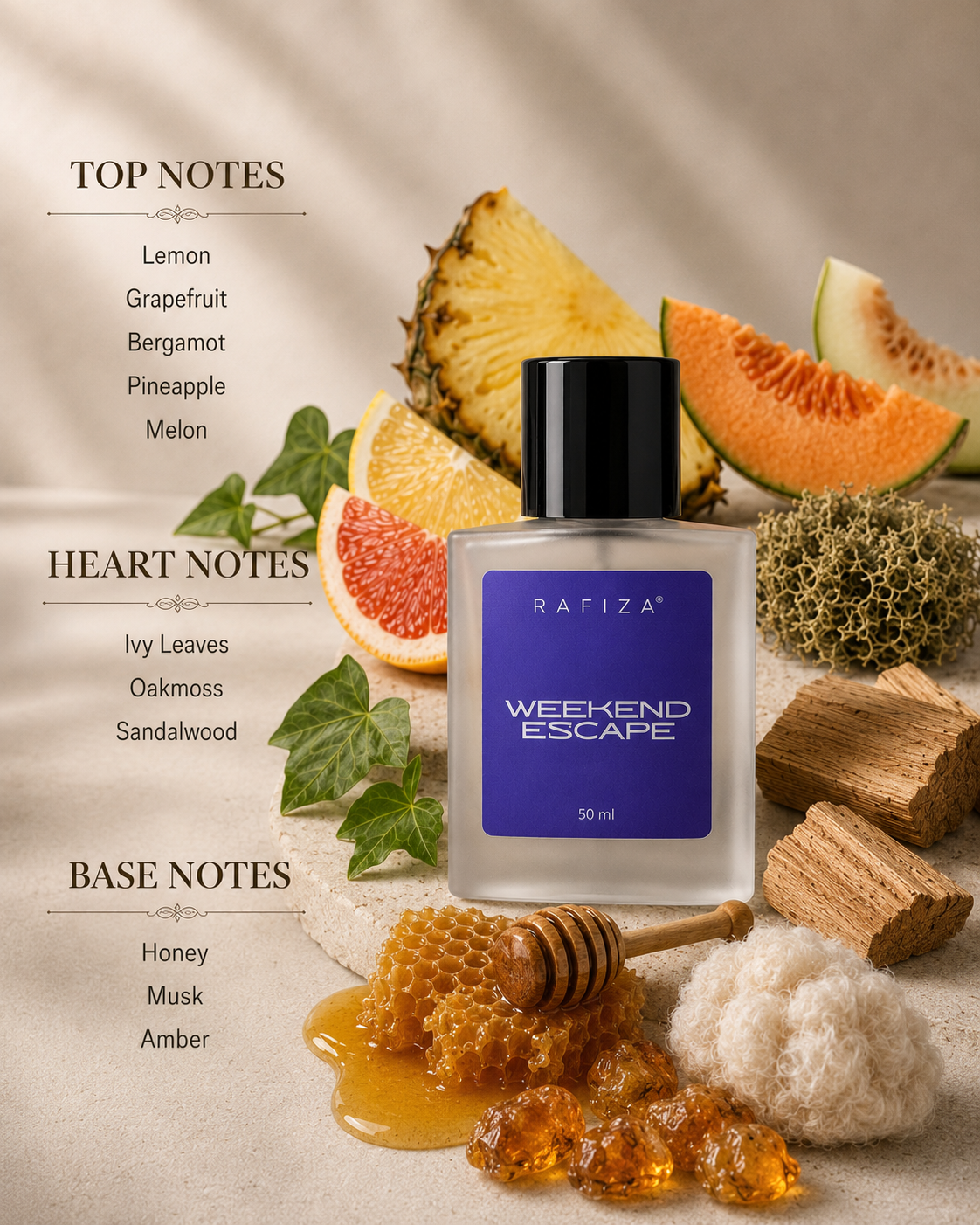 RAFIZA Weekend Escape Perfume | 50 ML