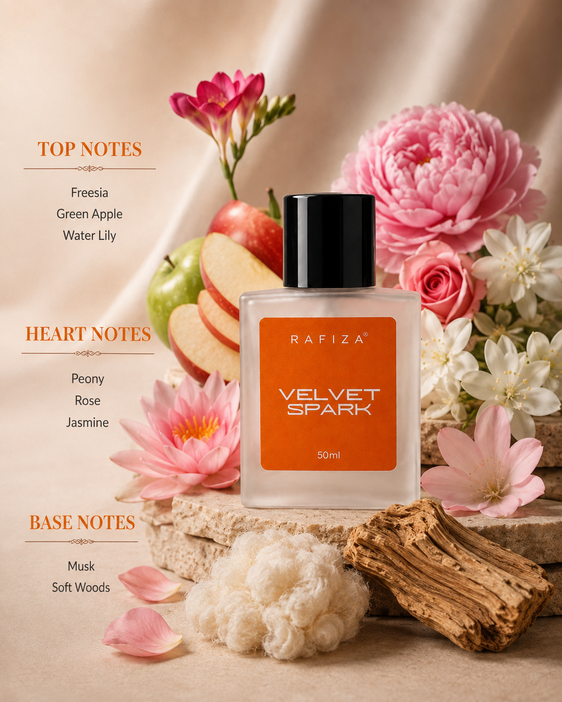 RAFIZA Velvet Spark Perfume | 50 ML