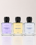 MADE BY RAFIZA TRIO
IMPERIAL OUD · NEXON · FROZEN AURA

3 × 50 ml | Total 150 ml
Three Signature Scents. One Exclusive Collection.
