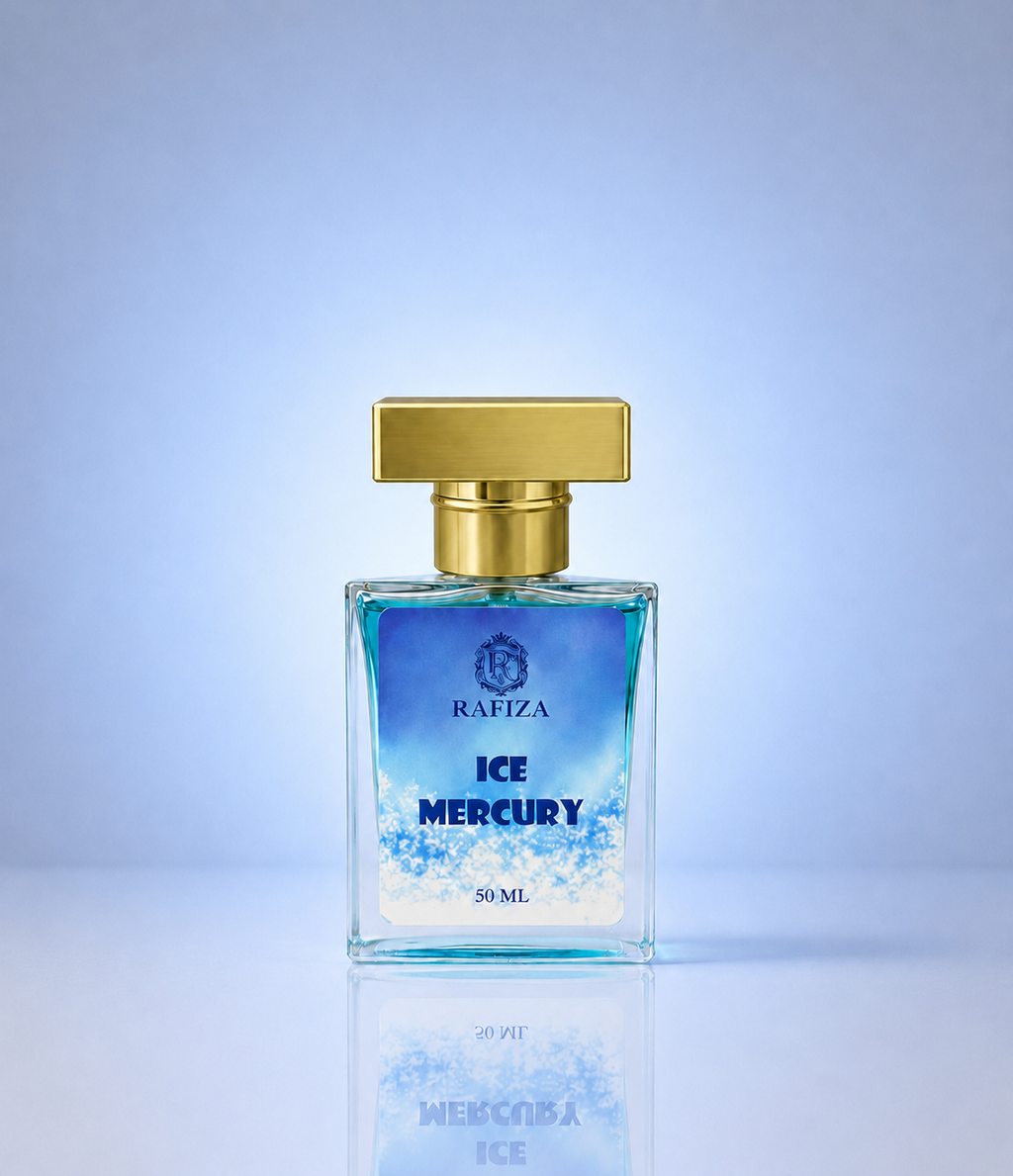 RAFIZA Ice Mercury fresh perfume 50 ML bottle