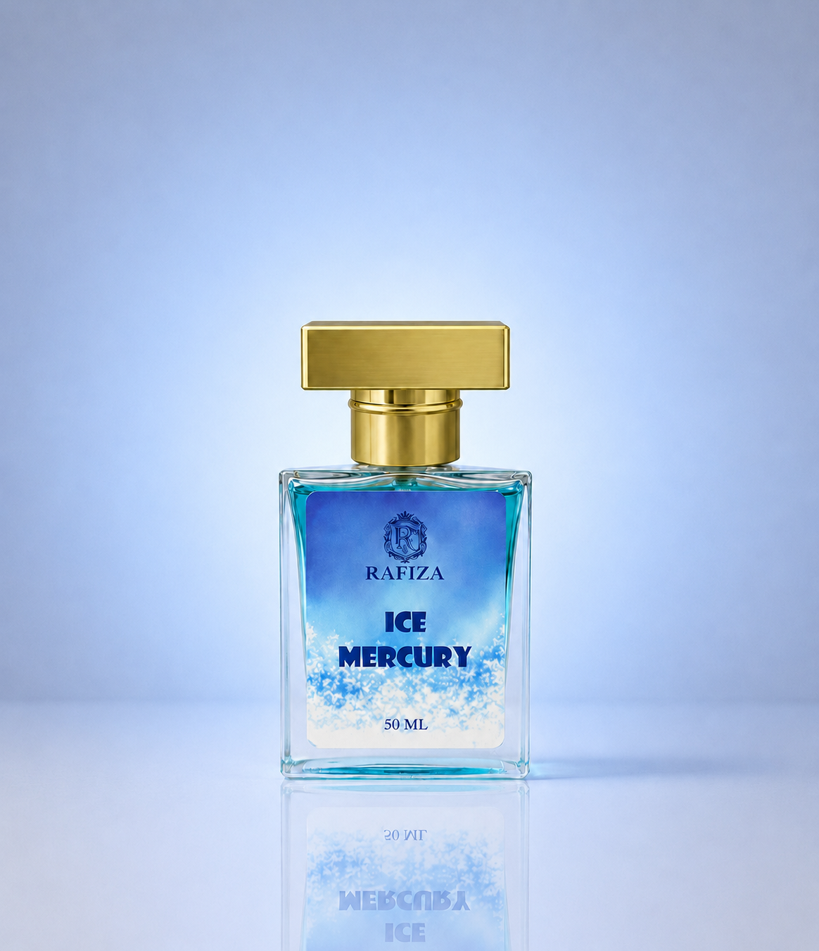 RAFIZA Ice Mercury fresh perfume 50 ML bottle