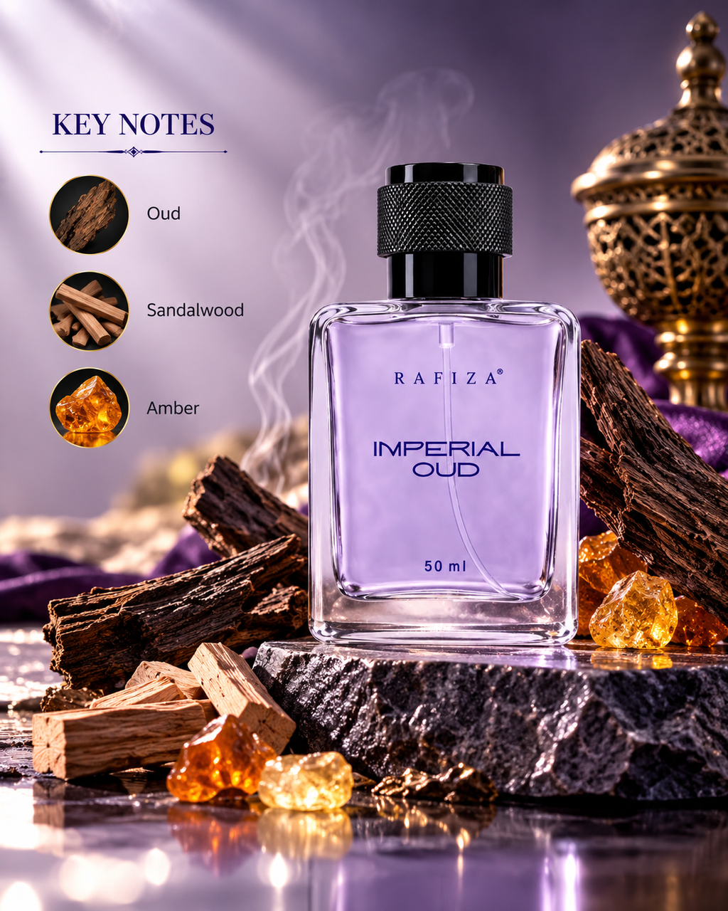 RAFIZA Imperial Oud Perfume | 50 ML